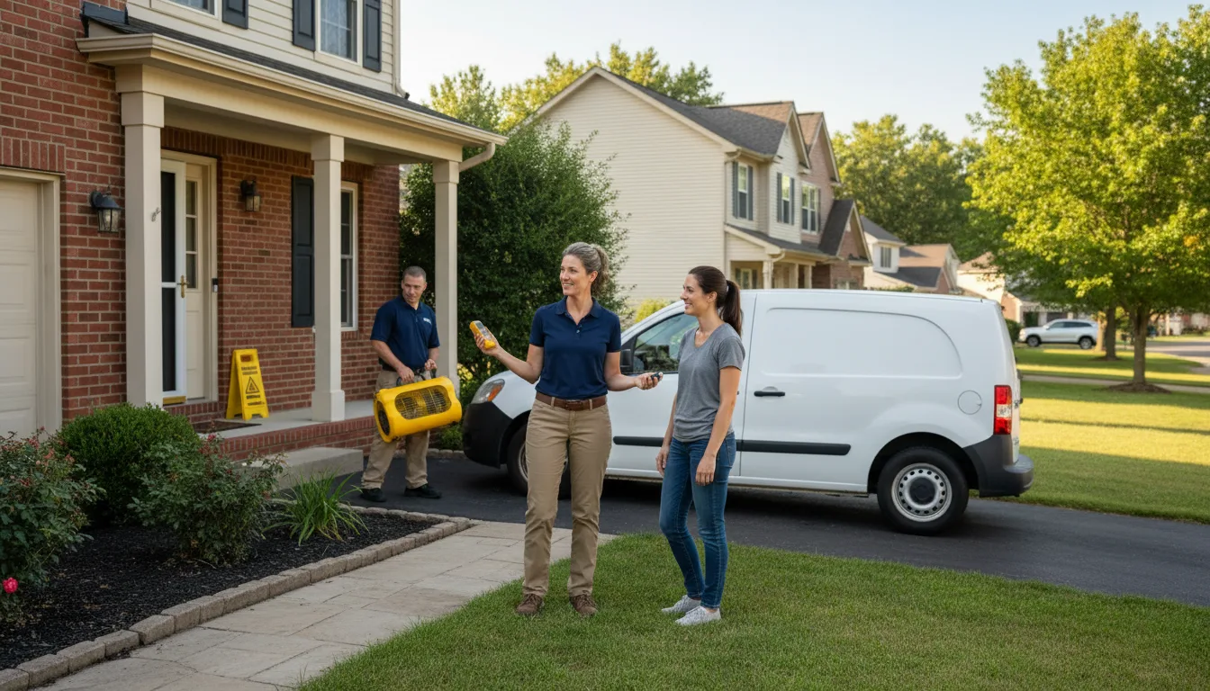 Water restoration image for Home Water Damage Repair in Custar, OH